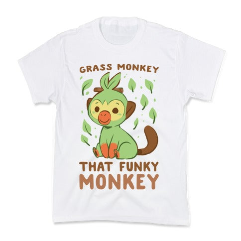 Grass Monkey, That Funky Monkey - Grookey Kid's Tee